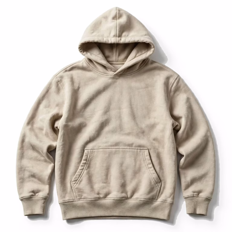 beige hoodie