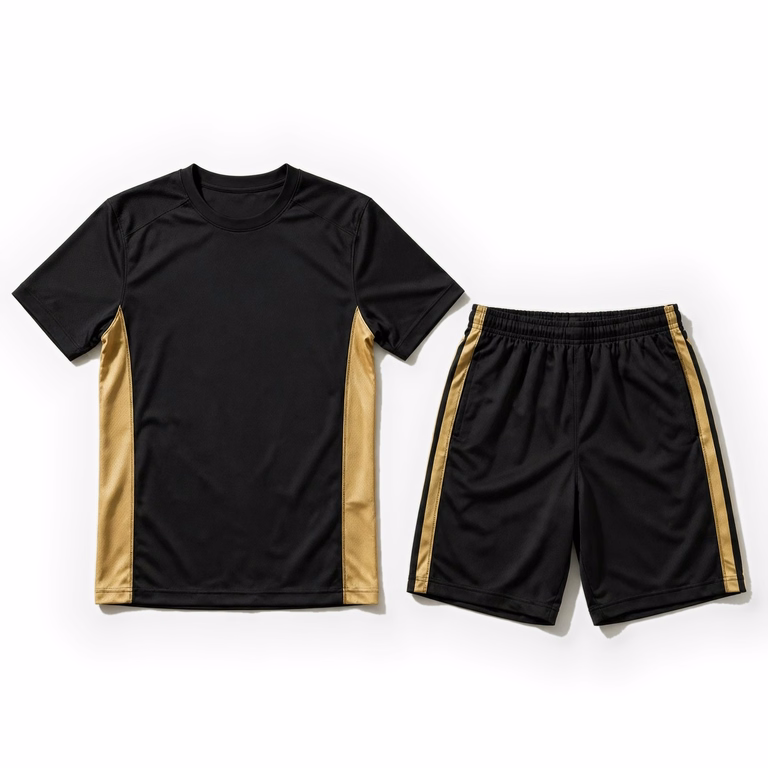 black gold custom sportswear kit