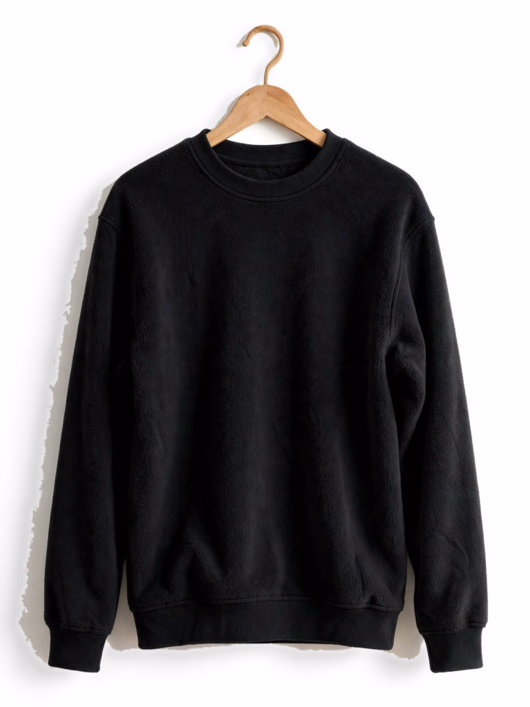 Black Fleece Pullover Hanger