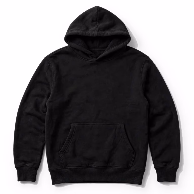 black hoodie