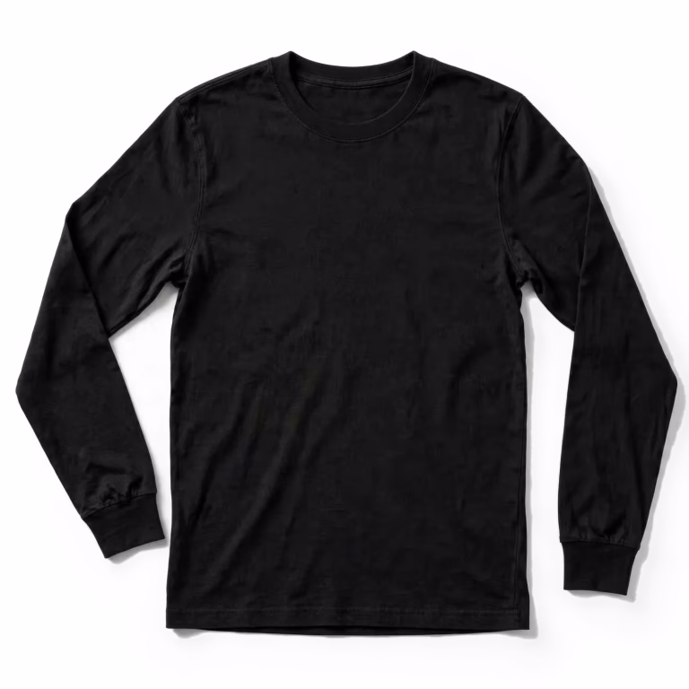 black long sleeve t shirt
