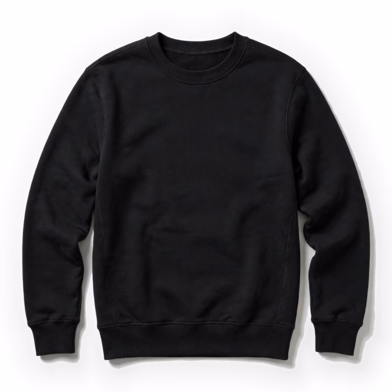 black mens sweatshirt