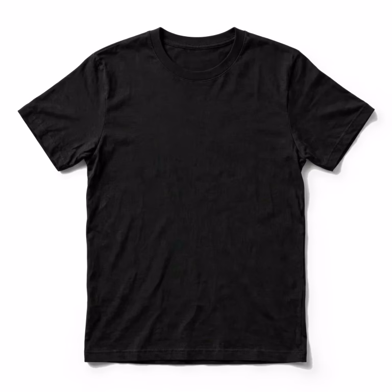 black short sleeve t shirt