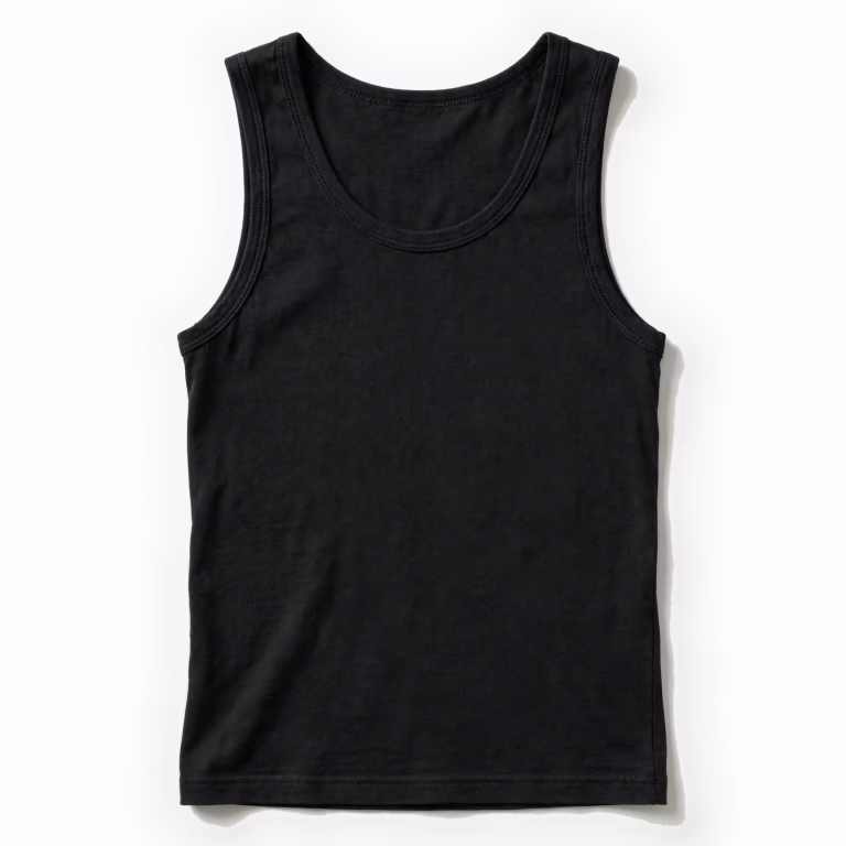 black tank top