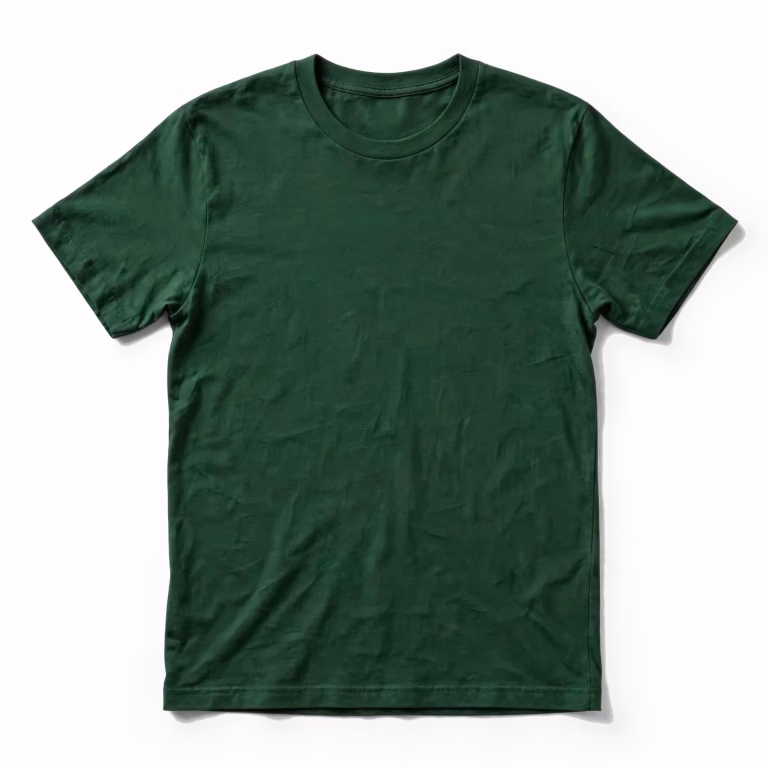 bottle green short sleeve t shirt