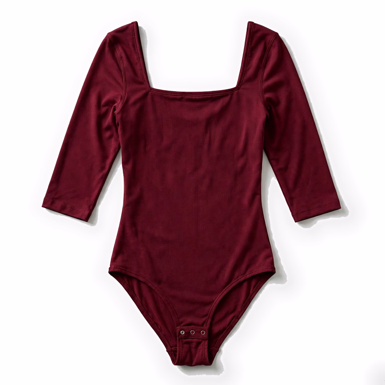 burgundy bodysuit