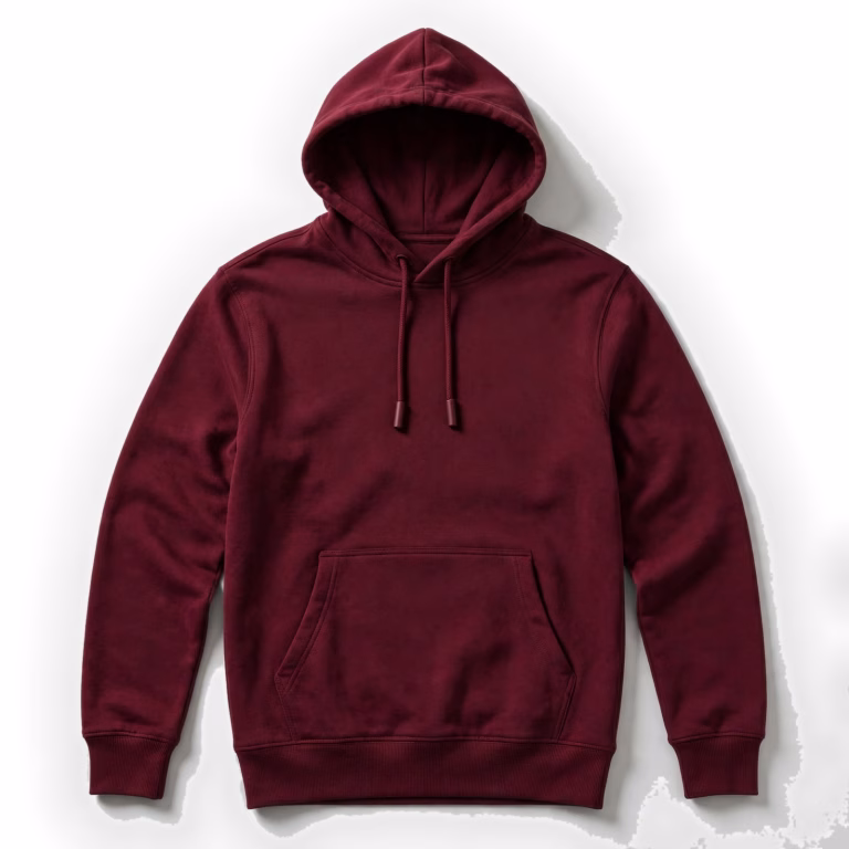 burgundy mens hoodie