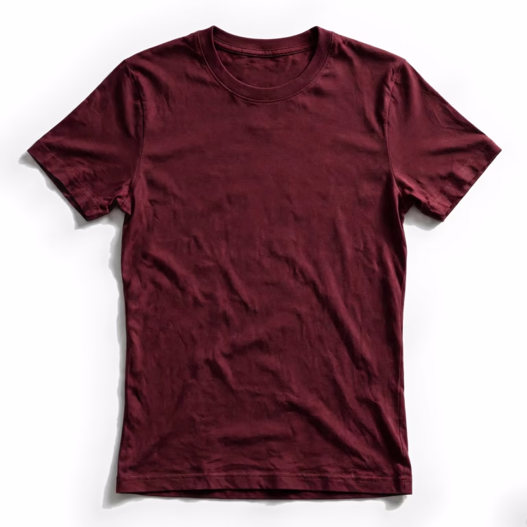 burgundy slim fit t shirt