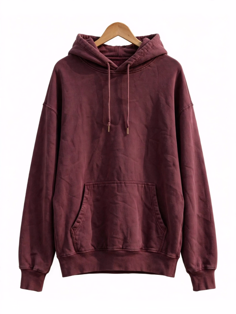 Burgundy Streetwear Hoodie Hanger