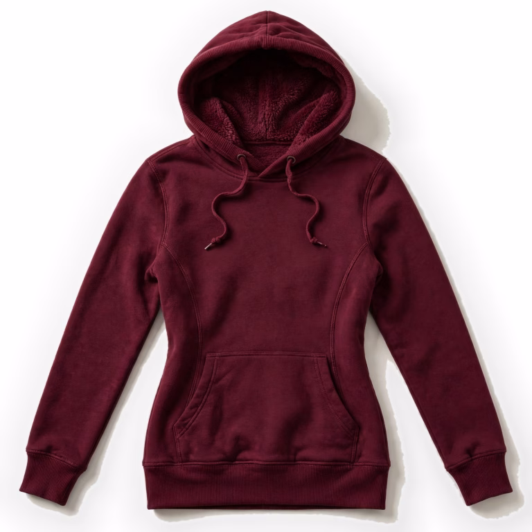 burgundy womens hoodie