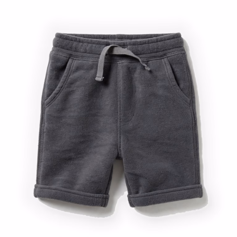 charcoal kids sweat shorts