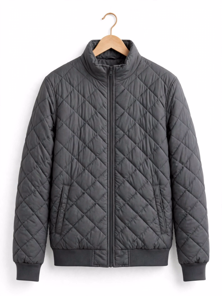 Charcoal Quilted Jacket Hanger
