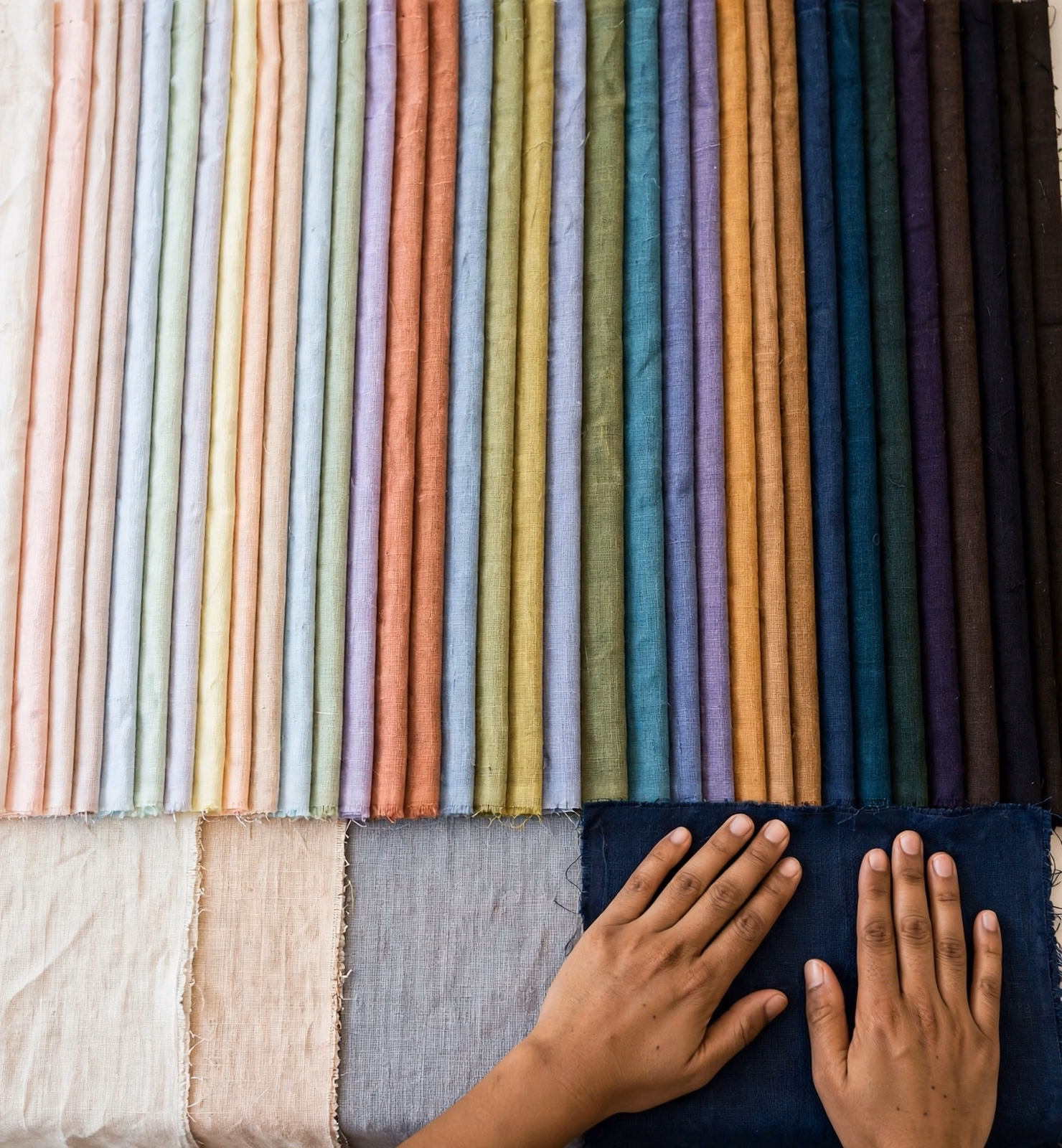 Fabric Colour Range Table