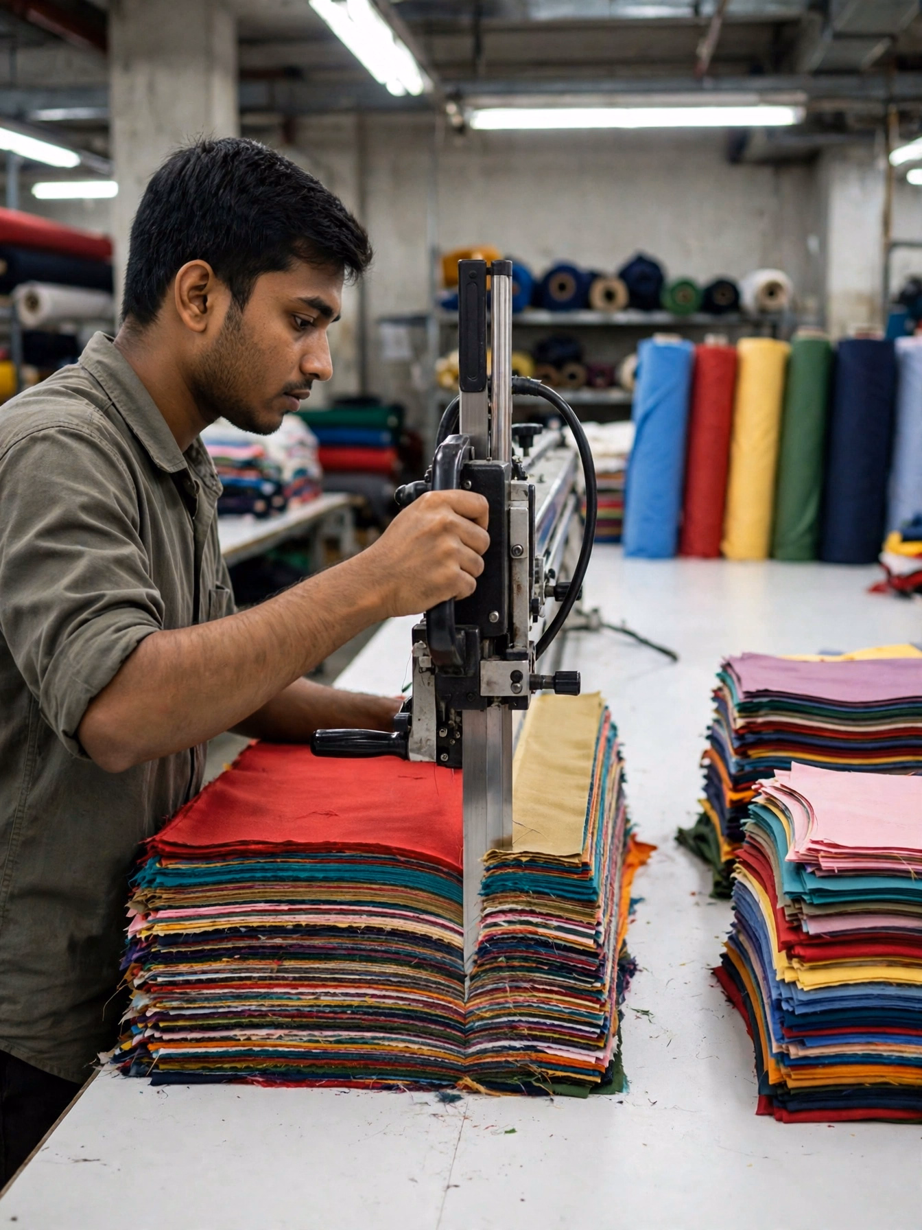 Fabric Cutting Room Table