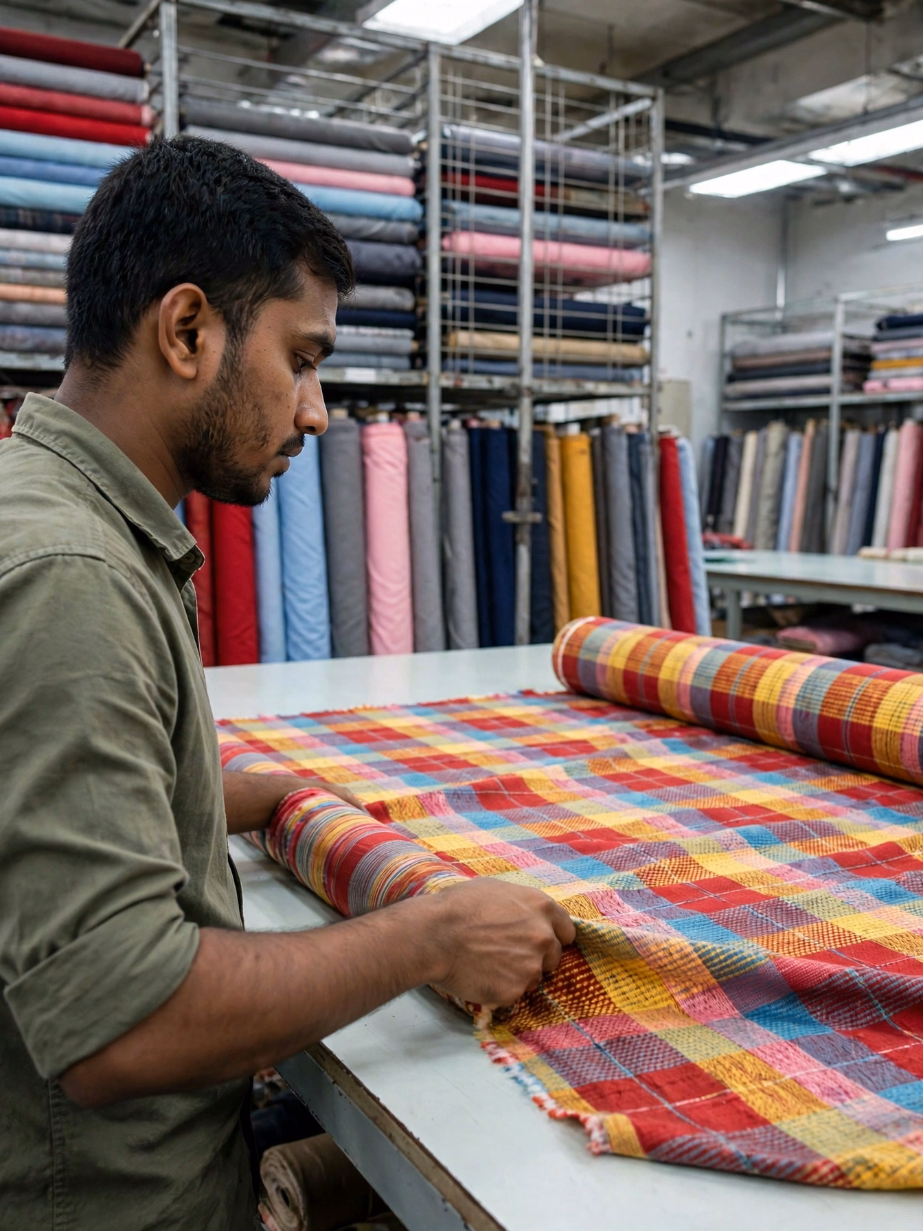 Fabric Roll Inspection Store