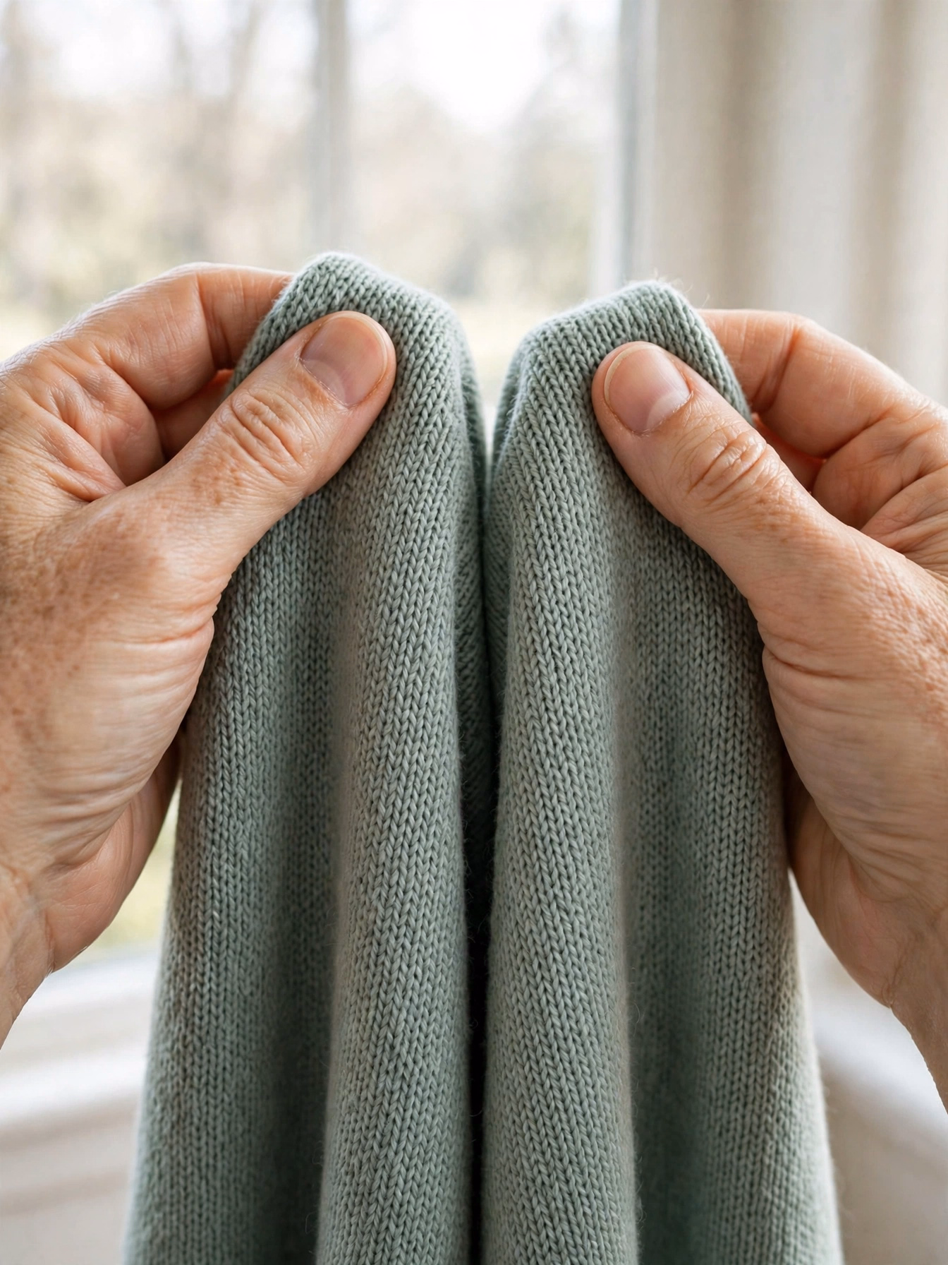 Fabric Shade Check Hands