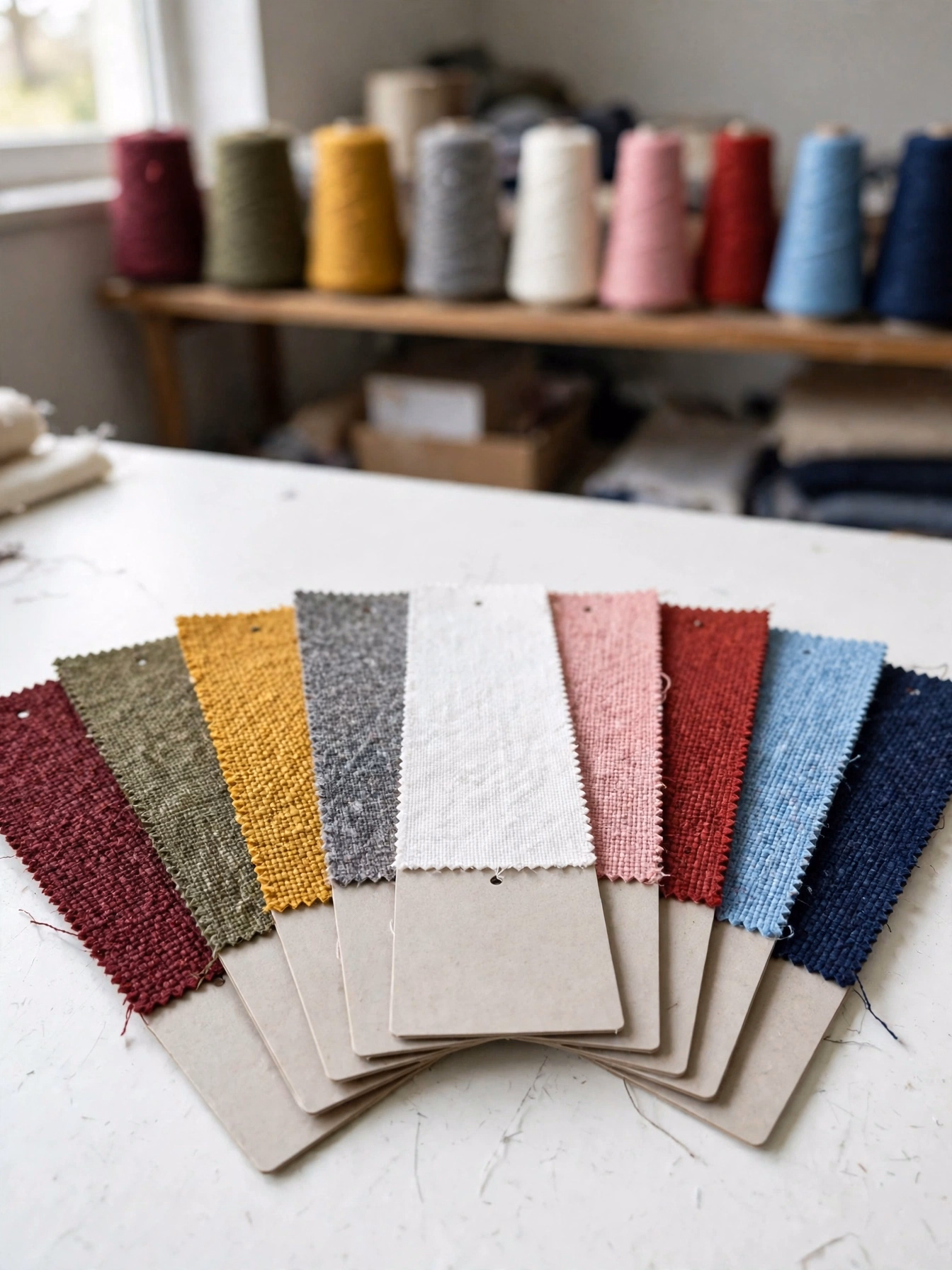 Fabric Swatches Colour Cards