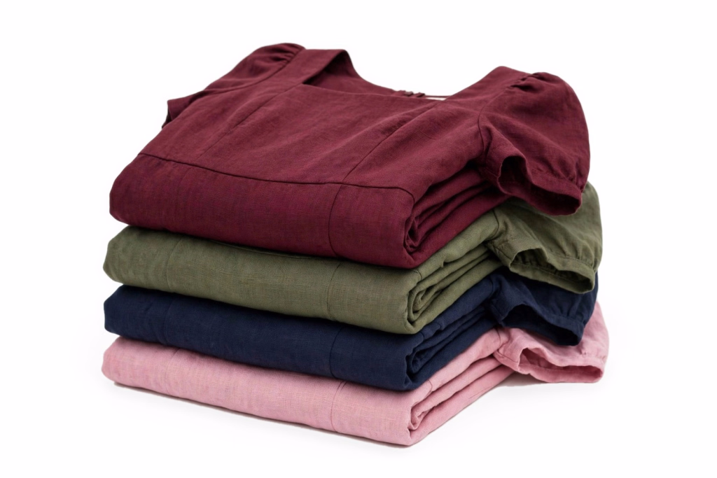 Folded Fashionwear Dresses Stack