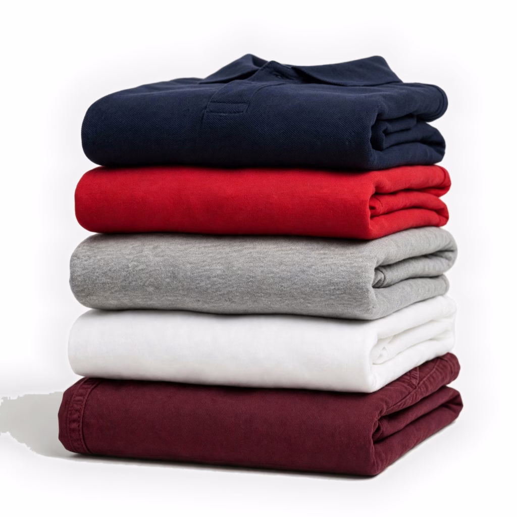 folded stack mens clothing