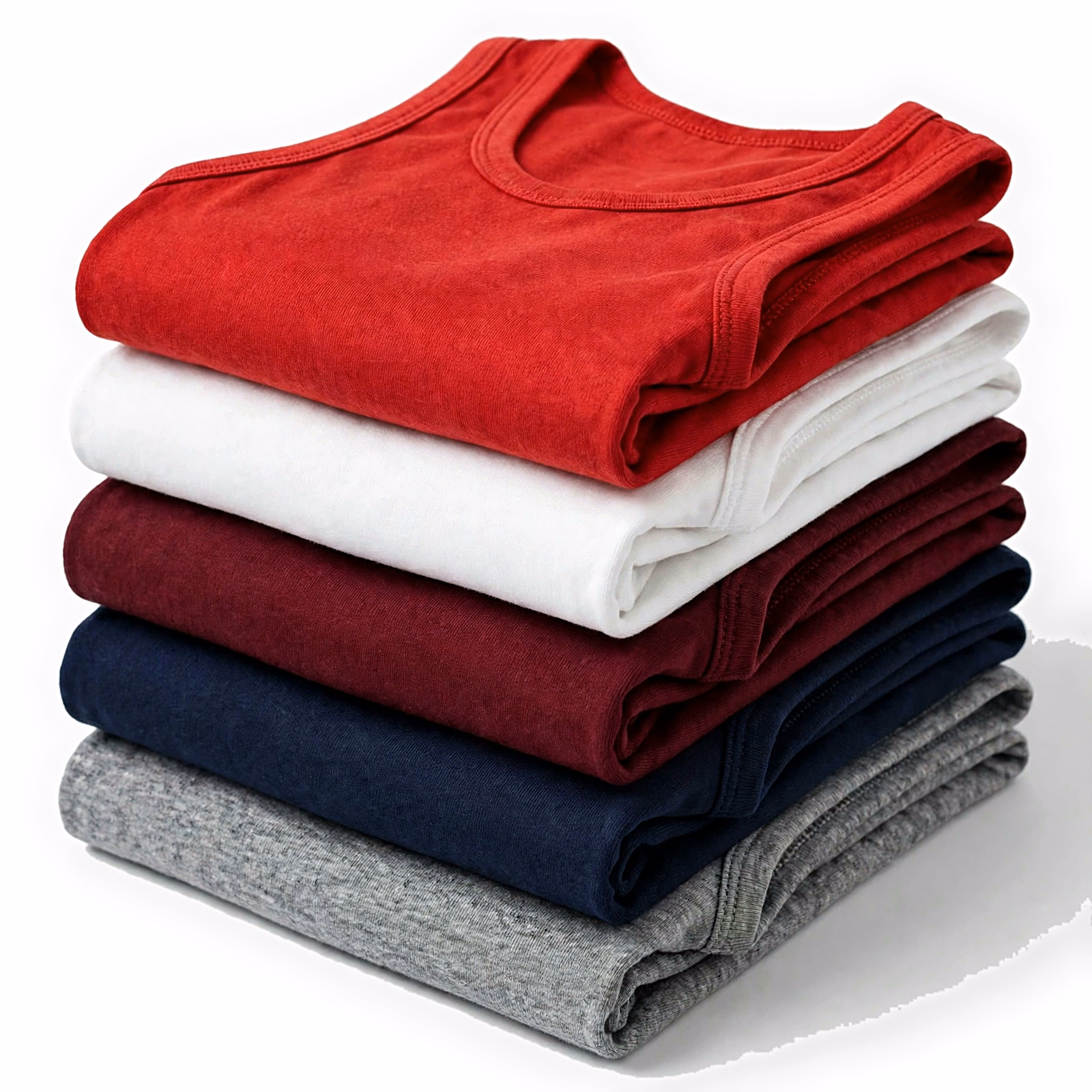 folded stack tank tops