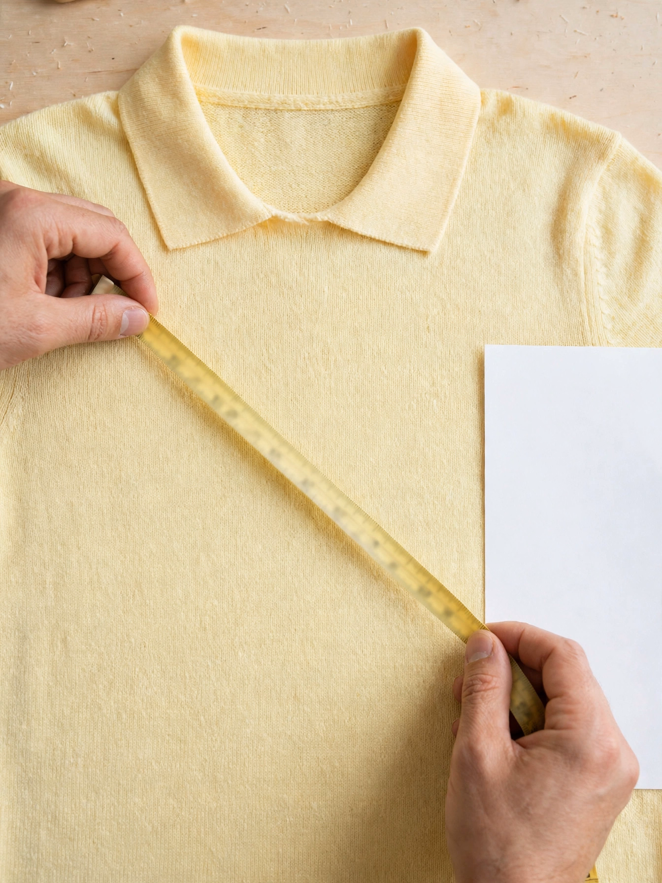 Garment Measurement Check Desk