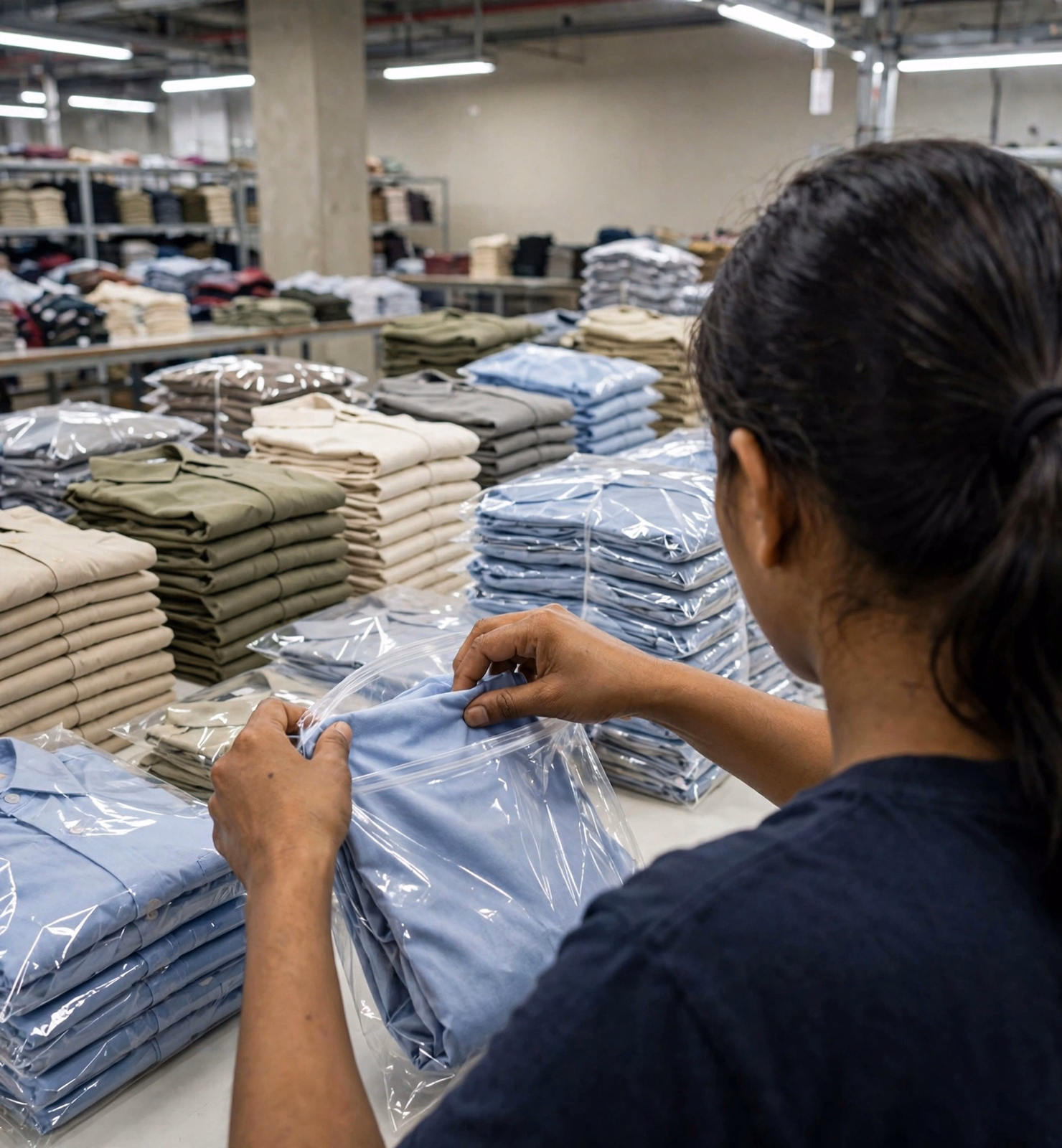 Garment Packing Table