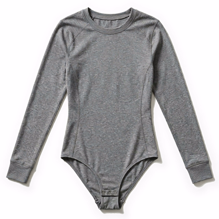 grey marl bodysuit