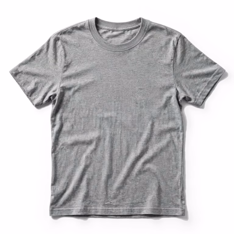 grey marl crew neck t shirt