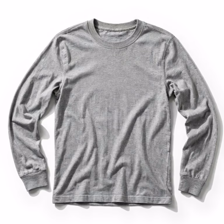 grey marl long sleeve t shirt