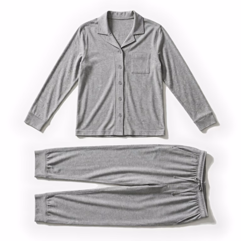 grey marl pajama set