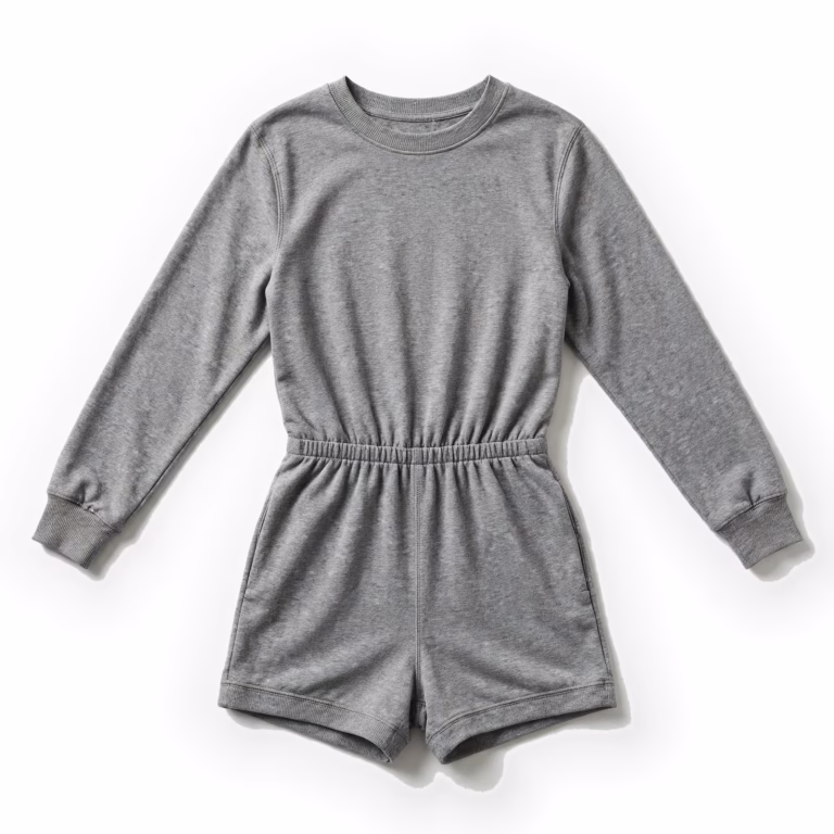 grey marl romper