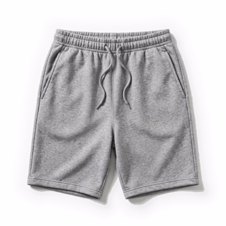 grey marl sweat shorts