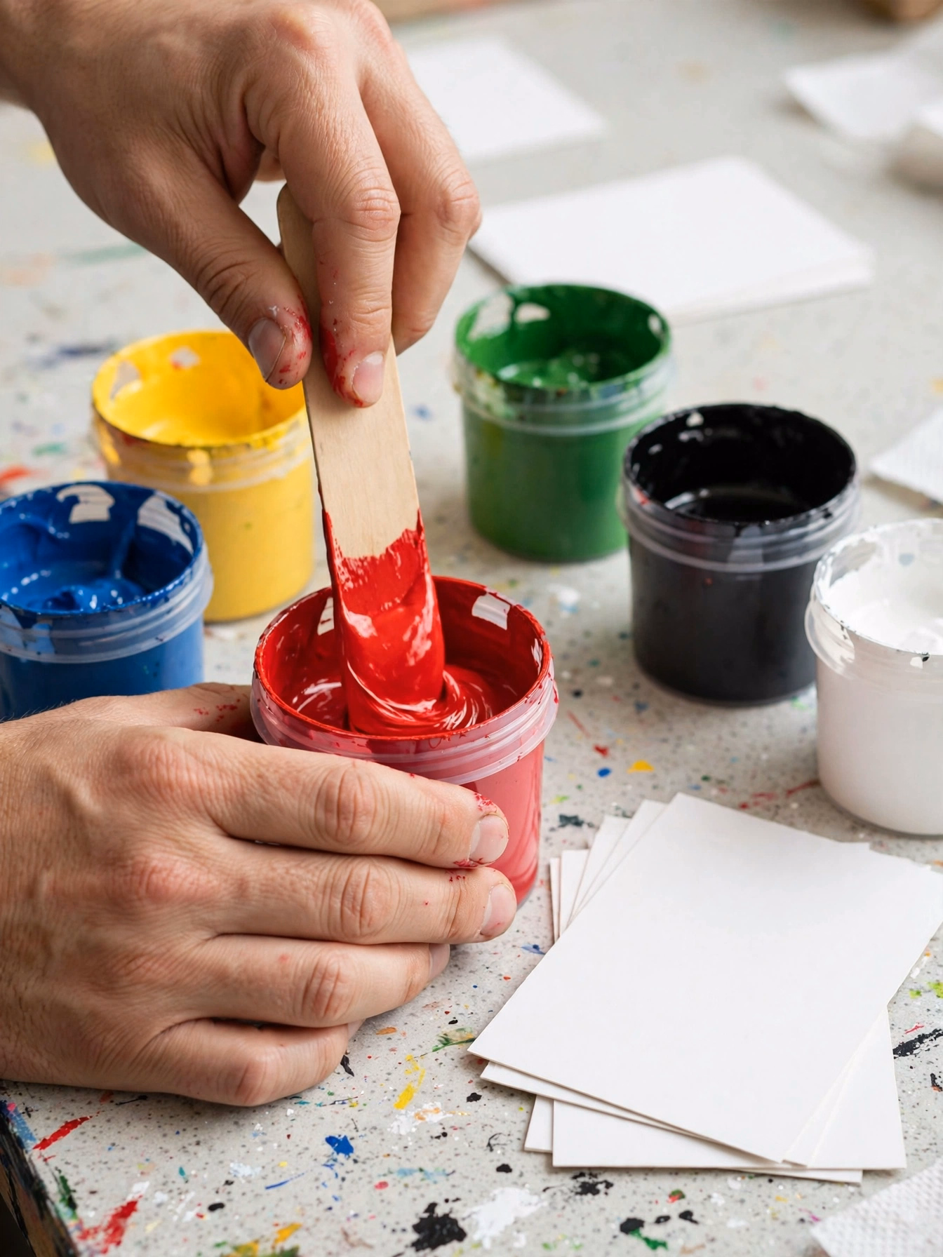 Ink Mixing Colour Pots
