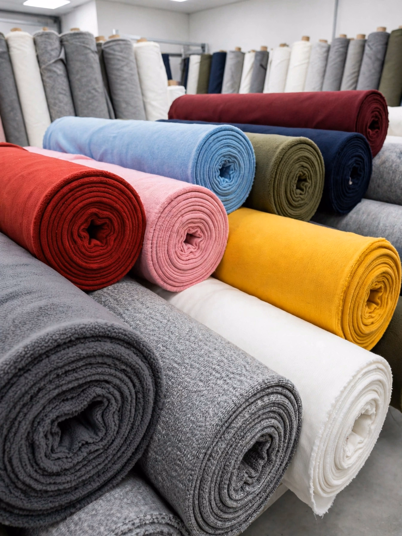 Knit Fabric Rolls Warehouse
