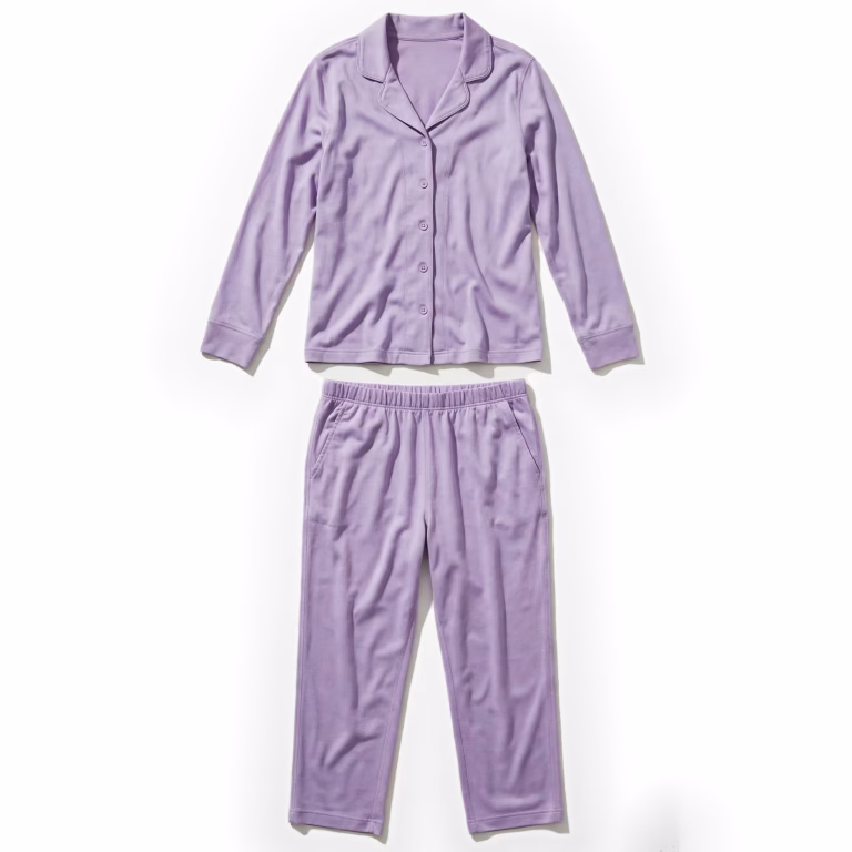 lilac pajama set