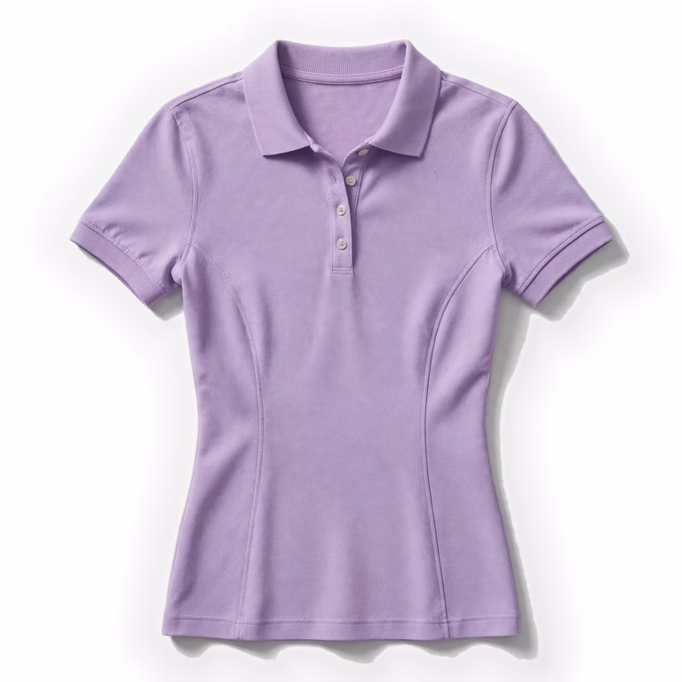 lilac womens polo shirt