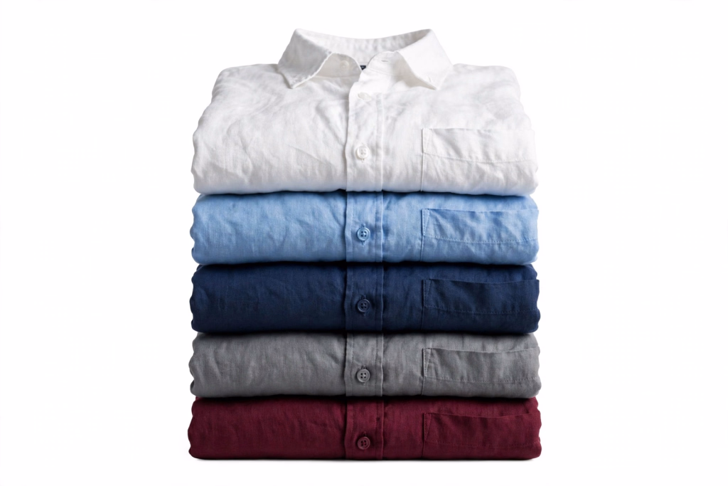 Linen Shirt Stack