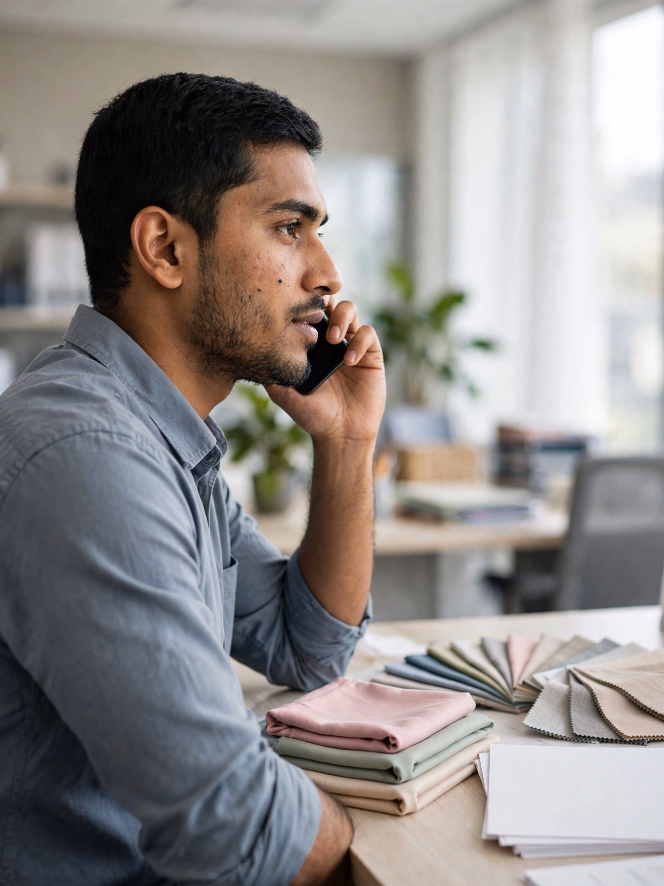Merchandiser Phone Call Office