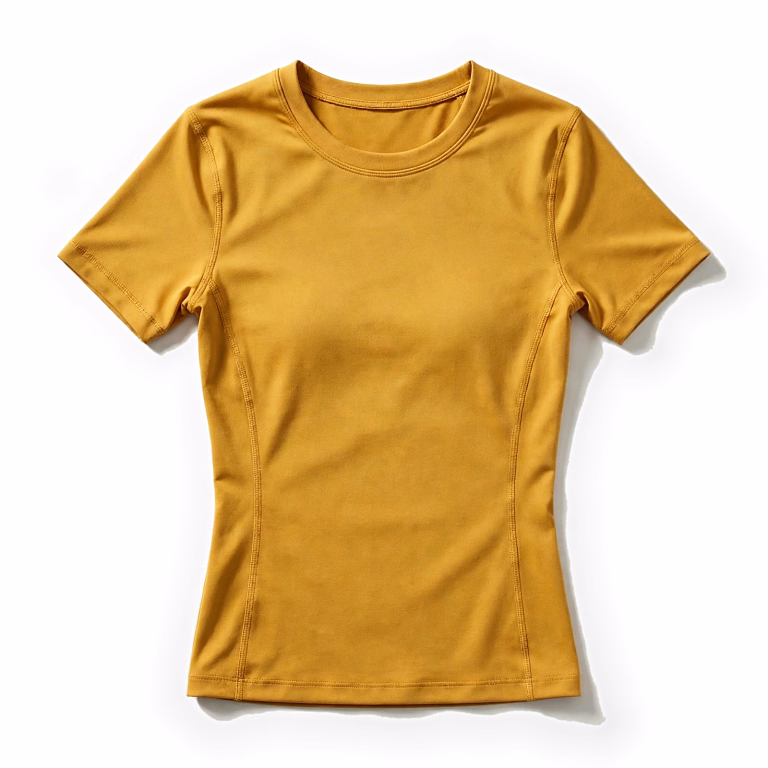 mustard yellow activewear top