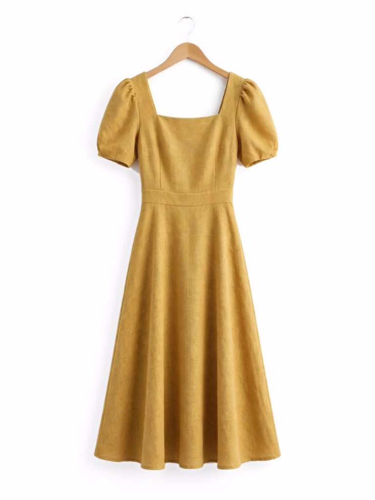 Mustard Yellow Fashionwear Dress Hanger
