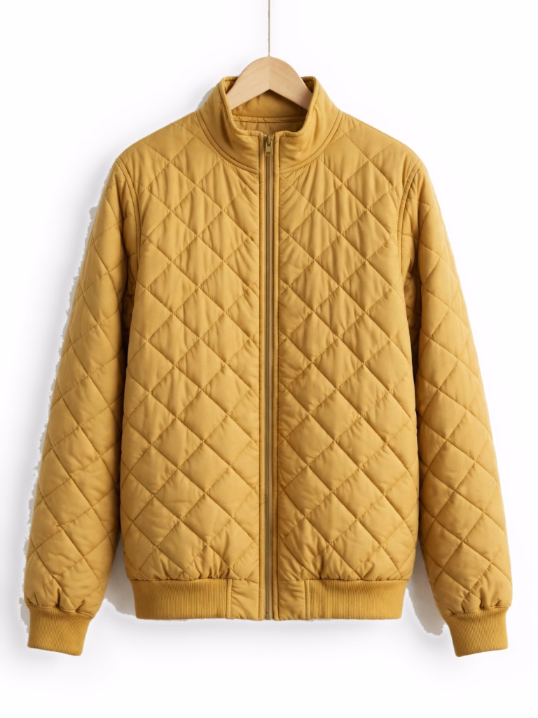 Mustard Yellow Quilted Jacket Hanger