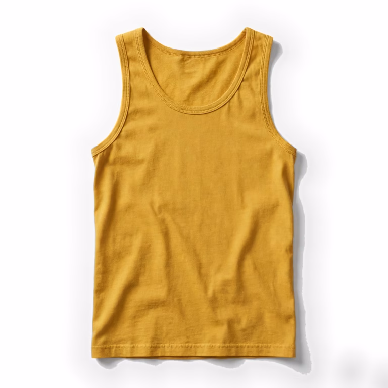 mustard yellow tank top