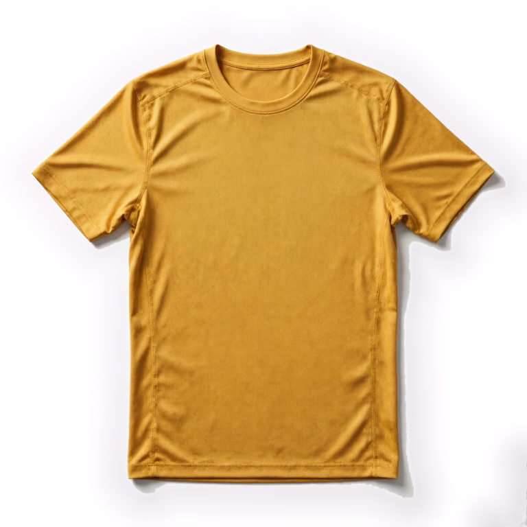 mustard yellow training t shirt