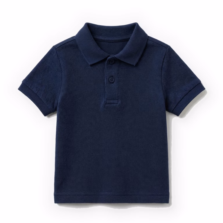 navy kids polo shirt