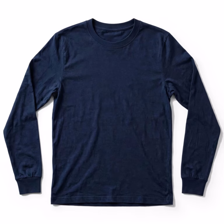 navy long sleeve t shirt