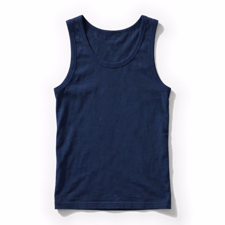 navy tank top