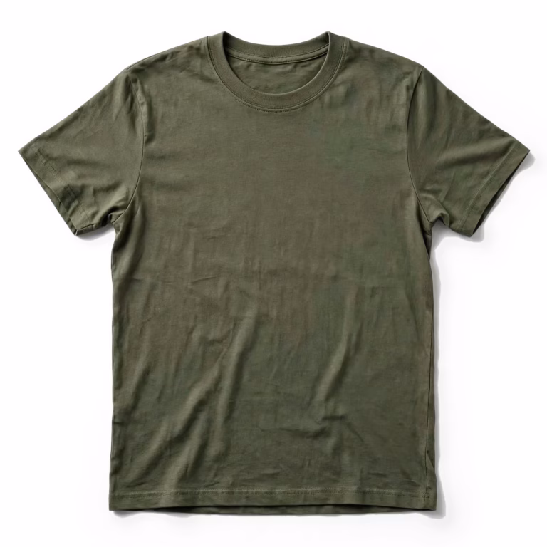 olive crew neck t shirt