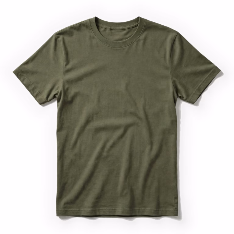 olive green mens t shirt