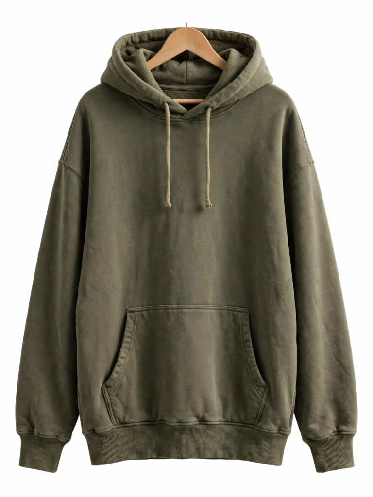Olive Green Streetwear Hoodie Hanger