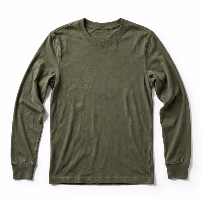 olive long sleeve t shirt